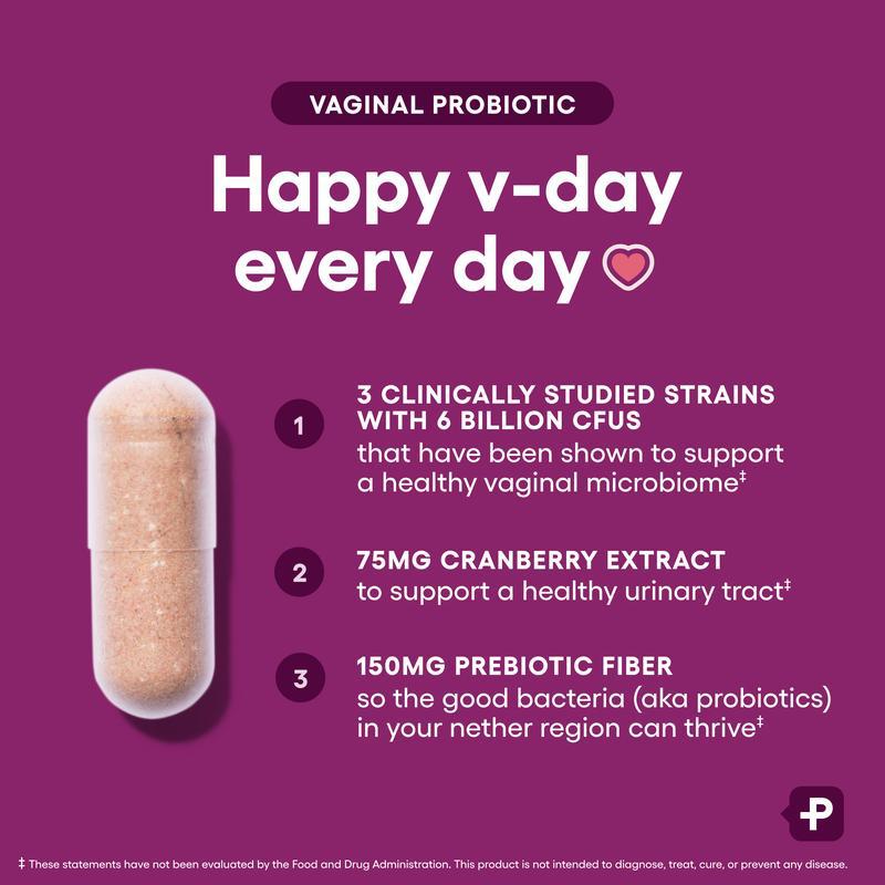 Cranberry capsules balance probiotics