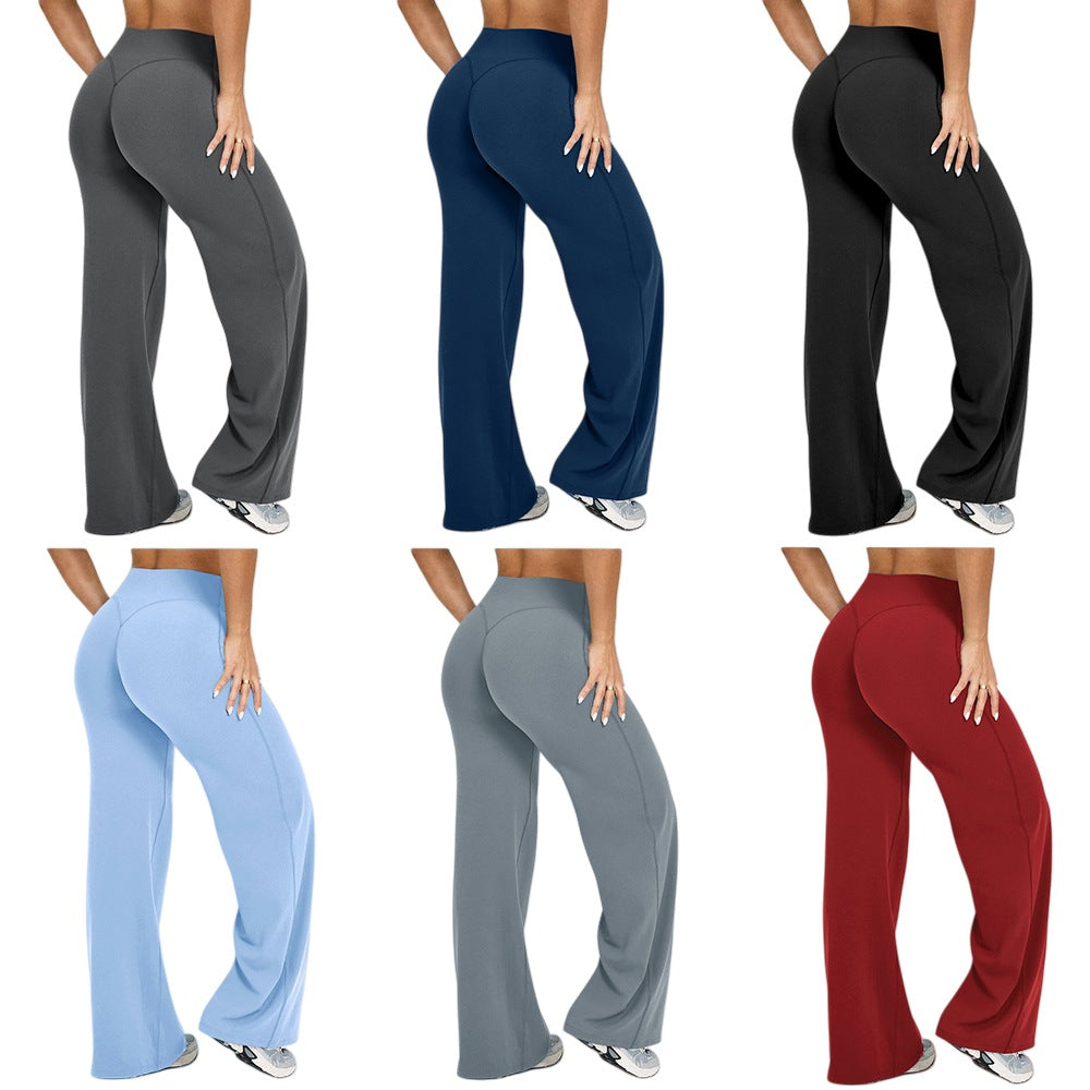 High Waisted Flared Leggings
