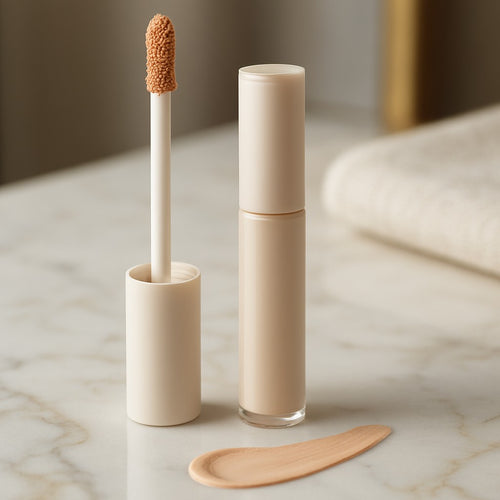Concealer Contour Stick by GECOMO — macro detail on marble