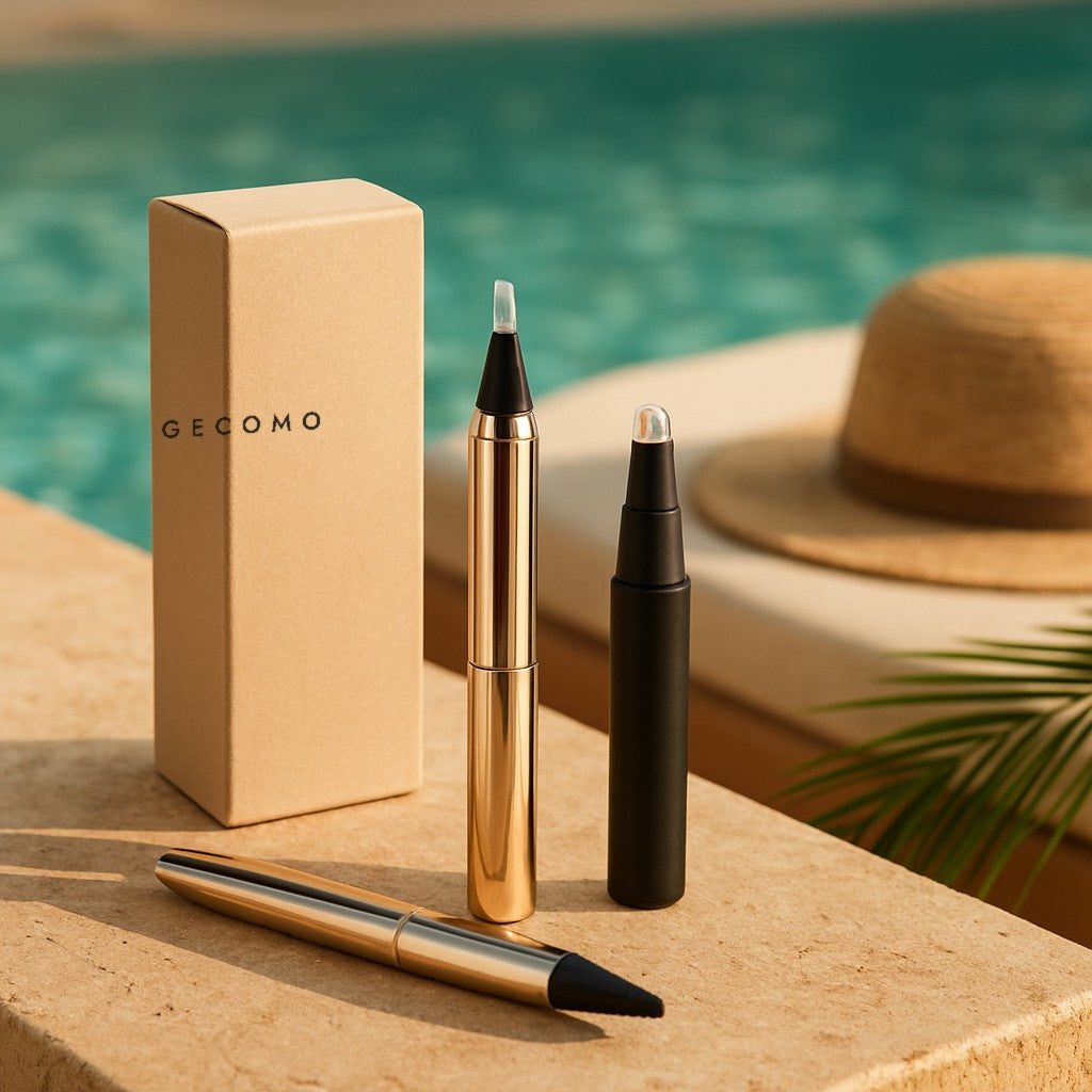 Magnetic Nail Art Pen by GECOMO — resort poolside lifestyle shot